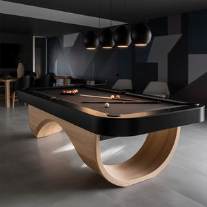 Mesa de Billar Profesional de Madera Maciza de 8 pies y 9 pies, Diseño Profesional, Tamaño Estándar Internacional, Mesa de Billar Multifuncional con Base de Pizarra - Product Image 4