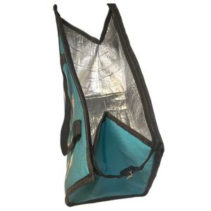 Bolsas de Compra Plegables Reutilizables de Papel de Aluminio Aislado, Ligeras, para Entrega de Alimentos y Comestibles, Capacidad de 20 L, Cierre Resistente - Product Image 5