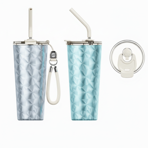 Coffrets cadeaux personnalisés pour femmes, tasses à sublimation avec couvercle et poignée, en acier inoxydable <span class=keywords><strong>isotherme</strong></span>, souvenirs de mariage, tasses à boire, cuillère - Product Image 5