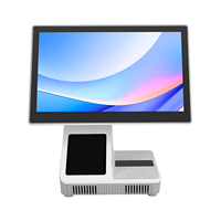 Sistema de Punto de Venta Todo en Uno de Alto Rendimiento con Pantalla Táctil Dual de 13.3 Pulgadas 1920x1080, Intel Core I5 de 7ª Generación, Windows 10