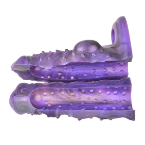 YOCY Fantasy Dog Penis Vaina <span class=keywords><strong>Gay</strong></span> Condón de silicona suave Masturbador Ampliación y extensor Juguetes sexuales para hombres adultos Anillo para el pene <span class=keywords><strong>18</strong></span> - Product Image 5