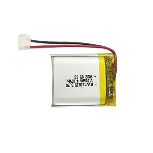แบตเตอรี่ลิเธียมโพลิเมอร์ BW <span class=keywords><strong>103035</strong></span> Lipo 3.7v 1100mAh แบบชาร์จได้ - Product Image 4