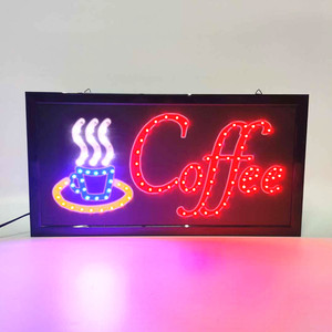 Yiwu Markt produkte Hot Sales Coffee Store Anpassung Elektronisches Scrolling <span class=keywords><strong>Led</strong></span> Sign Board