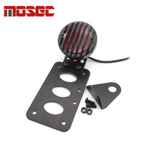Luz Trasera de Motocicleta de 12 V, Soporte para Placa de Matrícula, Luz de Freno Trasera para Harley Choppers Sportster Bobber <span class=keywords><strong>Cafe</strong></span> <span class=keywords><strong>Racer</strong></span> - Product Image 1