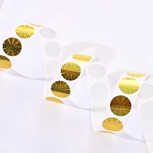 Etiquetas de Embalaje Personalizadas al por Mayor de Fábrica, Etiquetas Adhesivas de Película Arcoíris Desechables, Etiquetas Holográficas Láser UV para Velas, Vino y Manualidades - Product Image 2