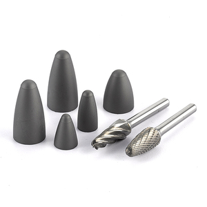 Type-F Tùy chỉnh hình vòng cung đầu mũi Vonfram cacbua quay Burr trống để xử lý tập tin quay - Product Image 2