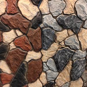 Paneles de Piedra Artificial de Poliuretano Impermeables JUSTONE, 1200x600 mm, Estilo Granito, para Uso en Hoteles Modernos, Diseño de Modelo <span class=keywords><strong>3D</strong></span> para Interiores y Exteriores - Product Image 4