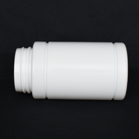 Bouteille en plastique HDPE blanche de 100ml pour pilule, capsule, vitamine, poudre, médecine orale solide avec bouchon à vis CRC