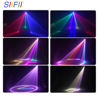 Luces Láser para Discoteca E27 de 1W/2W/3W, Proyector Láser de Animación a Todo Color 3D, Control por Voz Inteligente DMX512, Iluminación de Escenario IP33