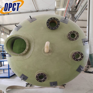 Factory Priced New OPCT <strong>FRP</strong> Storage Tank with Winding Technique Cutting Service for Chemical Storage Smooth Surface Supplier - Product Image 2