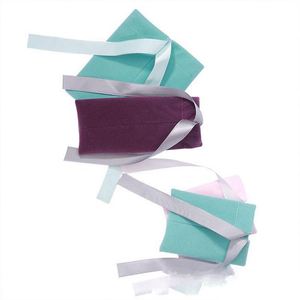 Luxury Ribbon Bundle Pocket Gift <b>Bags</b> Velvet Small Draw <b>String</b> Pouch Velvet Drawstring <b>Bag</b> - Product Image 5