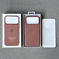 Coques de Téléphone en Cuir Techwoven Tendance JOYPORODO L163 pour iPhone 15 16 17 Pro Max, Housse Arrière Magnétique Luxe