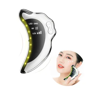 Nuova attrezzatura di bellezza corrente elettrica RF raschiando dispositivo di tonificazione del viso massaggiatore per il sollevamento del collo del viso
