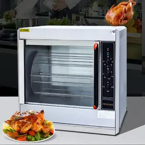 Meat Convection Rotary Chicken Oven Roaster Rotisserie Oven For Cooking