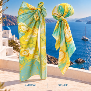 Pareo <span class=keywords><strong>de</strong></span> Playa con Diseño Personalizado <span class=keywords><strong>de</strong></span> Hawái y Tahití, 100% Rayón, Sarong para Playa - Product Image 6