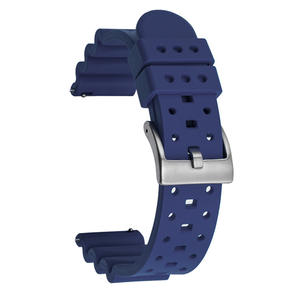 Eraysun <span class=keywords><strong>Bracelet</strong></span> de montre en caoutchouc fluoré 18/20/22/24mm pour Samsung S3 <span class=keywords><strong>Huawei</strong></span> <span class=keywords><strong>GT</strong></span> <span class=keywords><strong>2e</strong></span> - Product Image 6