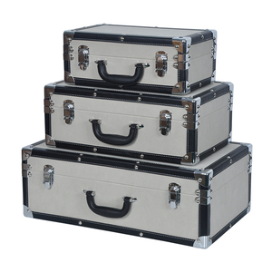 Valigetta Rettangolare in Pelle Stile Retrò Europeo, Grande Capacità, Portatile, per Armadio, <span class=keywords><strong>Scrivania</strong></span>, Showroom, Arredamento Casa - Product Image 4
