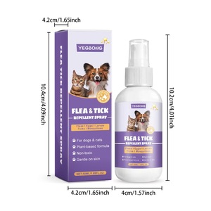 สเปรย์กำจัดปรสิตภายนอกสำหรับสัตว์เลี้ยง ทำความสะอาดไรและเห็บบนขนสุนัขอย่างอ่อนโยน ซึมซาบง่าย ระคายเคืองน้อย ให้การดูแลที่สบายใจ - Product Image 6