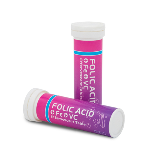 Biocaro Oem Nieuwe Aankomst Volwassen Bruisende Vitaminen Tablet Supplement Vitamine C Ijzer Foliumzuur - Product Image 3