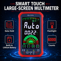 Multimètre numérique intelligent à 5999 chiffres avec fonction de sélection automatique et écran tactile complet