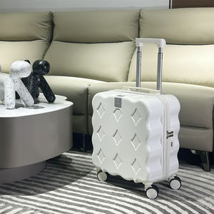 <span class=keywords><strong>Valise</strong></span> à roulettes de loisirs en ABS personnalisée, 18 pouces, coque rigide, fermeture éclair, bagage de <span class=keywords><strong>cabine</strong></span> léger, design à roulettes - Product Image 3