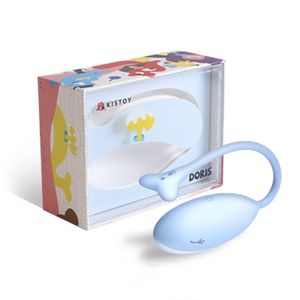 Vibrador de masaje femenino de ballena pequeña Control remoto inalámbrico Silicona + ABS Productos eróticos pequeños y convenientes para adultos - Product Image 1