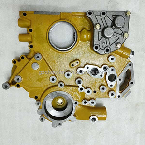 255-3069 2553069 3066 Pièces de moteur S6K Pompe à huile avec refroidisseur intermédiaire pour E320DL 320D 323DL 320C Excavatrice de construction Pompe à eau - Product Image 5