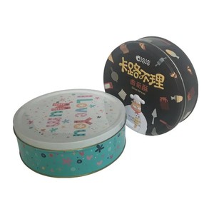 Boîtes rondes personnalisées en fer blanc en forme de biscuit cadeau de Noël de qualité alimentaire conteneur métallique vente en gros d'usine - Product Image 2