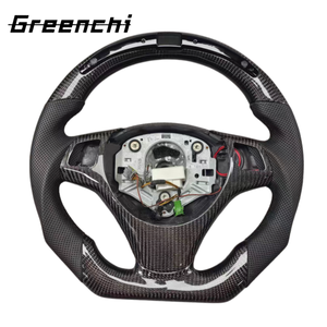 Volante de Fibra de Carbono LED para <span class=keywords><strong>BMW</strong></span> E90 E92, Volante de Carreras Personalizado - Product Image 6