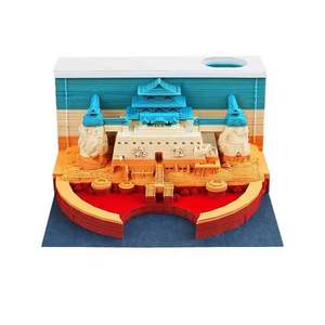 Lịch Tùy Chỉnh Loạt Phong Cách Mới Hogwarts Castle Cube Thiết Kế Khối 3D NotePad <span class=keywords><strong>Memo</strong></span> <span class=keywords><strong>Pad</strong></span> - Product Image 1