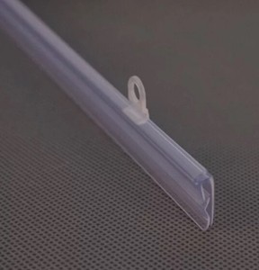 Pop tùy chỉnh siêu thị Kệ kênh PVC áp phích móc áo của vòng lặp cho quảng cáo khuyến mãi - Product Image 3