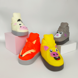 Üretici Toptan Satış, Karikatür Hayvan Ayakkabı Serisi Köpek Çiğneme Sesli Oyuncak, Tüm Köpek Irkları için Eğlenceli Köpek İnteraktif Sesli Oyuncak - Product Image 4