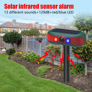 Allarme Solare con Sensore di Movimento e Ultrasuoni per Casa, Fattoria, Villa, Giardino - Sirena Wireless con Luce e 13 <span class=keywords><strong>Suoni</strong></span> Integrati - Product Image 3