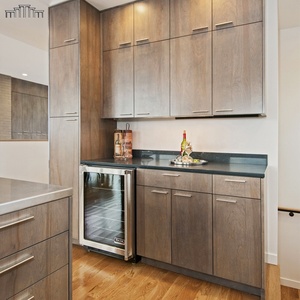 Khách SẠN CĂN HỘ dự án tủ bán buôn tiêu chuẩn MDF phẳng bảng ngăn kéo cửa ván ép nhà bếp & Phòng Tắm tủ với kệ - Product Image 6