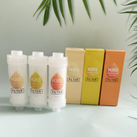 GZ Filter kepala pancuran beraroma Vitamin C lembut meningkatkan rambut wangi kulit klorin aksesori kamar mandi penyaring air