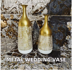 Jarrón con Soporte para Flores para Decoración de Mesa, NUEVO Centro de Mesa Rústico de Hierro para Bodas y Aniversarios - Product Image 3