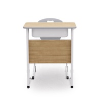 Nouveau design populaire mobilier scolaire chaise de bureau pour étudiant unique table et chaises de classe ensembles scolaires