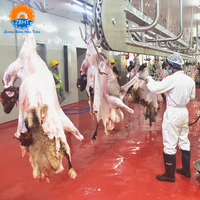 Machinerie d'abattage complète ZBHT, abattoir halal, machine d'abattage de chèvres pour abattoir de petite taille