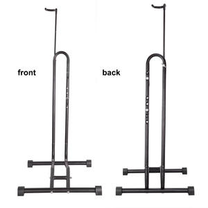 Soporte vertical portátil para bicicletas en forma de L, expositor de bicicletas, soporte de reparación, marco de metal para uso en interiores y exteriores - Product Image 4