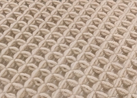 Tapis de bain gaufré FIGOO - Vente directe usine avec pompons, durable et à séchage rapide, pour usage domestique et hôtelier