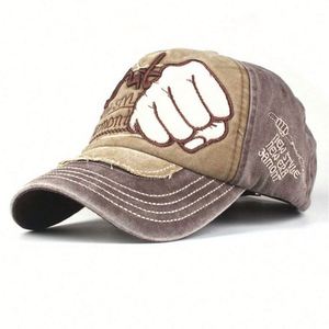 หมวกเบสบอลปักโลโก้แบบกำหนดเอง 6 แผง ทรงสปอร์ต ลุคทำเก่า - Product Image 6
