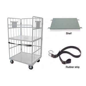 <span class=keywords><strong>Chariot</strong></span> de stockage en entrepôt <span class=keywords><strong>Chariot</strong></span> à cage roulante en métal <span class=keywords><strong>Chariot</strong></span> logistique avec <span class=keywords><strong>porte</strong></span> - Product Image 5