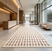 Handwoven Area Rug Handmade Carpet Custom Design Non Slip for Bedroom Dining Room Kitchen Modern Floor Decor