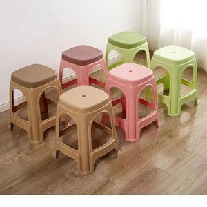 Charey Home Plastic <b>Stool</b> Extra Thick Durable Household <b>Stool</b> For Living Room And Dining Area - Product Image 1