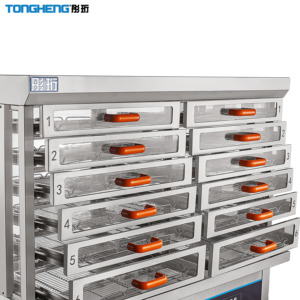 China Manufactured Buns <strong>Warmer</strong> Showcase Food <strong>Warmer</strong> Display for Hotel - Product Image 5