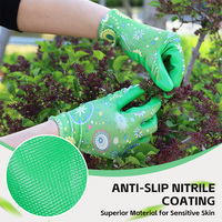 Guantes de Jardinería XINGYU, Transpirables, de Poliéster Tejido, Agarre Flexible, para Jardinería, Deshierbe, Trabajo al Aire Libre, Guantes de Trabajo Recubiertos de Nitrilo