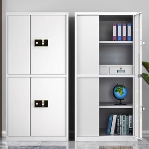 Powder Coated Steel Filing <b>Cabinet</b> 2 Door <b>Office</b> Storage Cupboard - Product Image 2