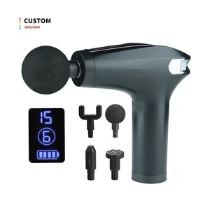 New Sports Massage Gun Led Manufacturers Price Chiropractic Tool Direct Massager Gun With Charger