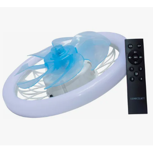 5 lame moderno 45W LED regolabile ventilatore a soffitto 35cm telecomando con 3 tonalità per soggiorno - Product Image 4