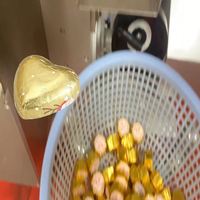 Machine d'emballage de chocolat en forme de cœur avec feuille d'aluminium, haute production, thermoscellage entièrement automatisé, conception personnalisée